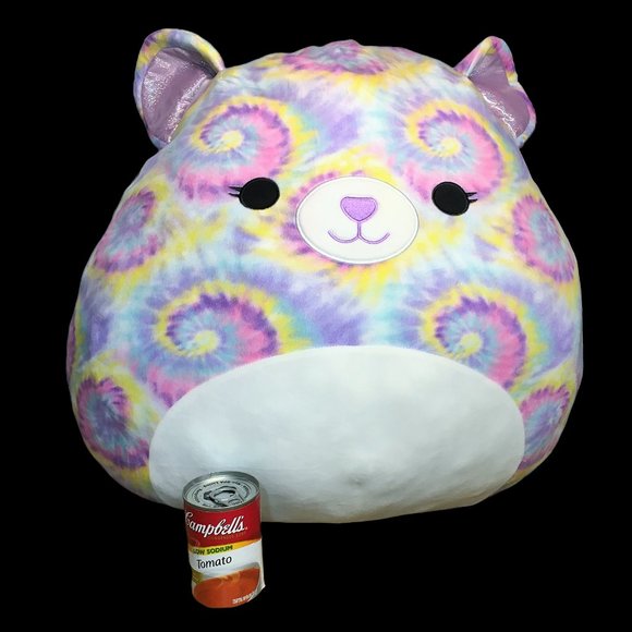Squishmallows Jonessa Bear Tie-Dyed 20" Psychedelic Stuffed Animal Exclusive Toy - Picture 2 of 10